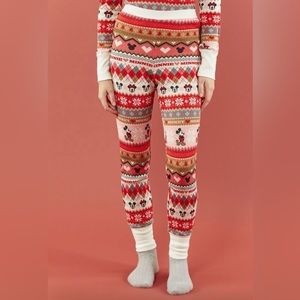 Disney Mickey & Minnie Fair Isle pajama pants
